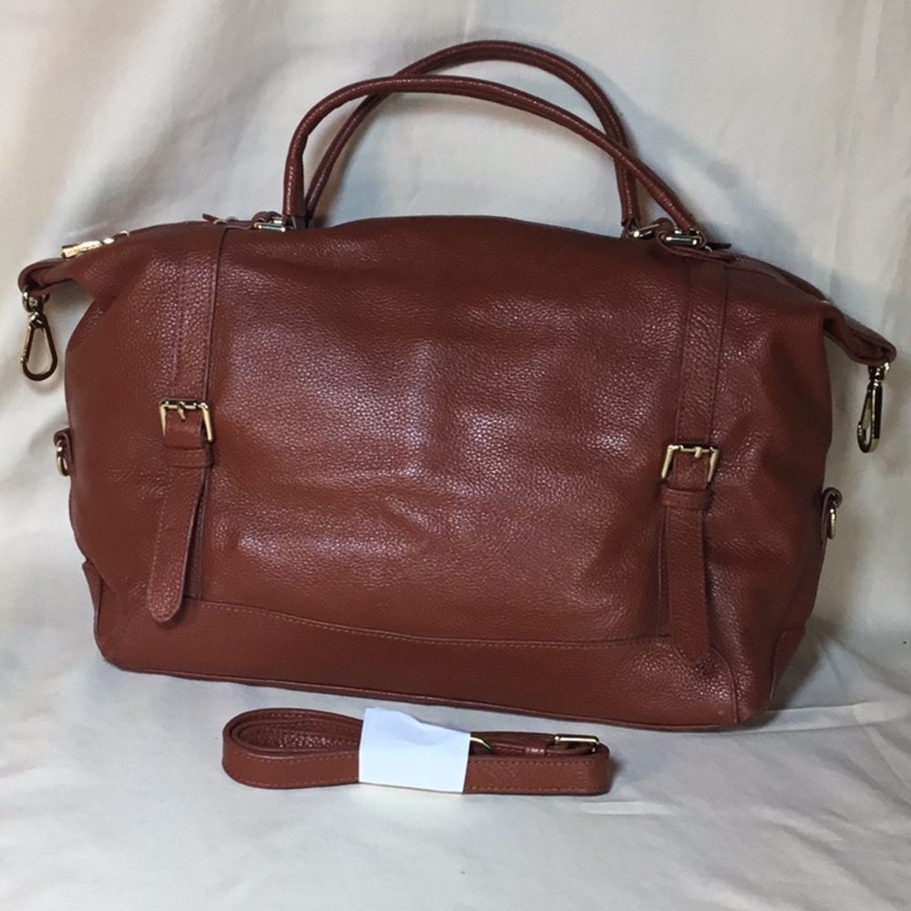 Ora Delphine Tan Crossbody Bag